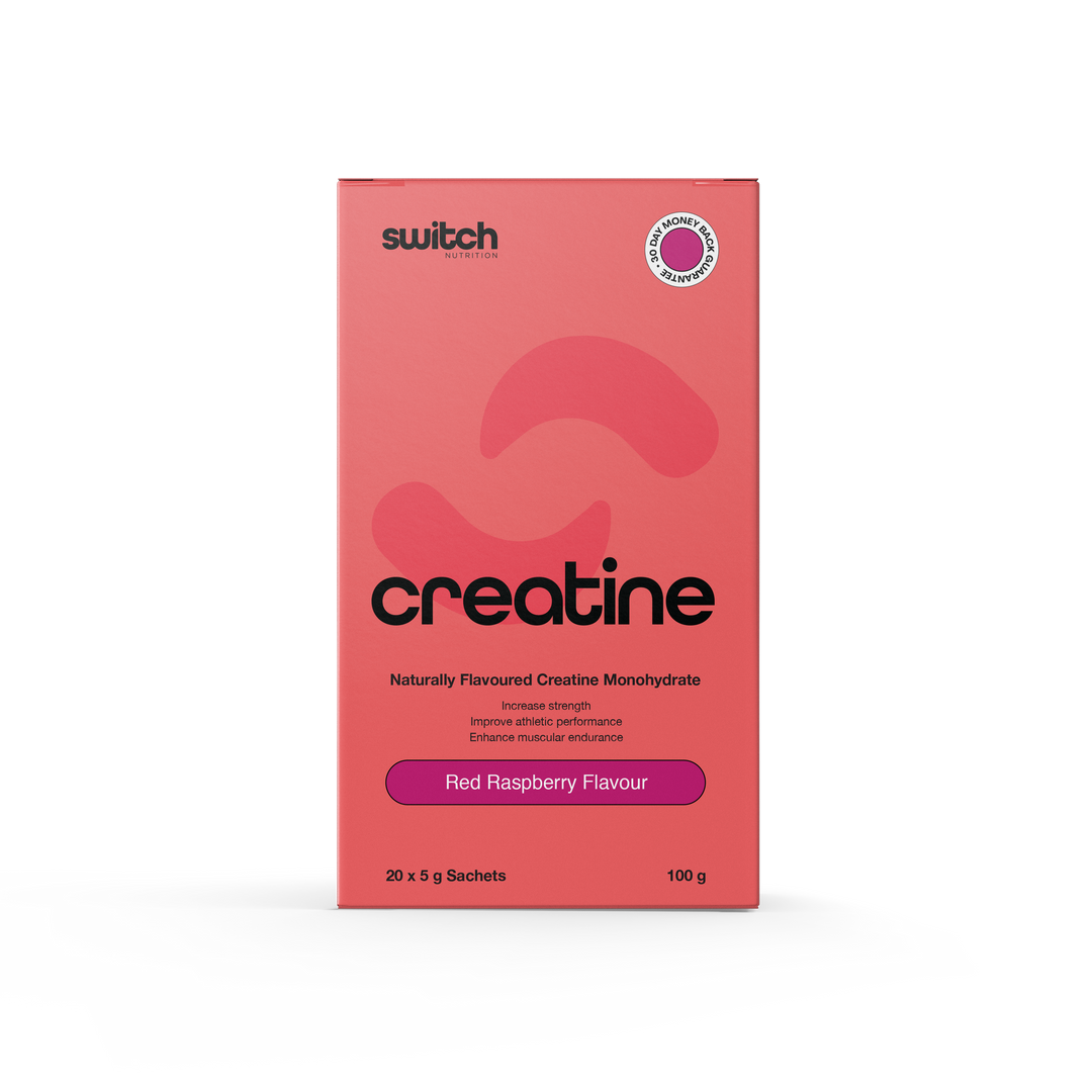 Switch Nutrition Flavoured Creatine 20 Sachets - Red Raspberry